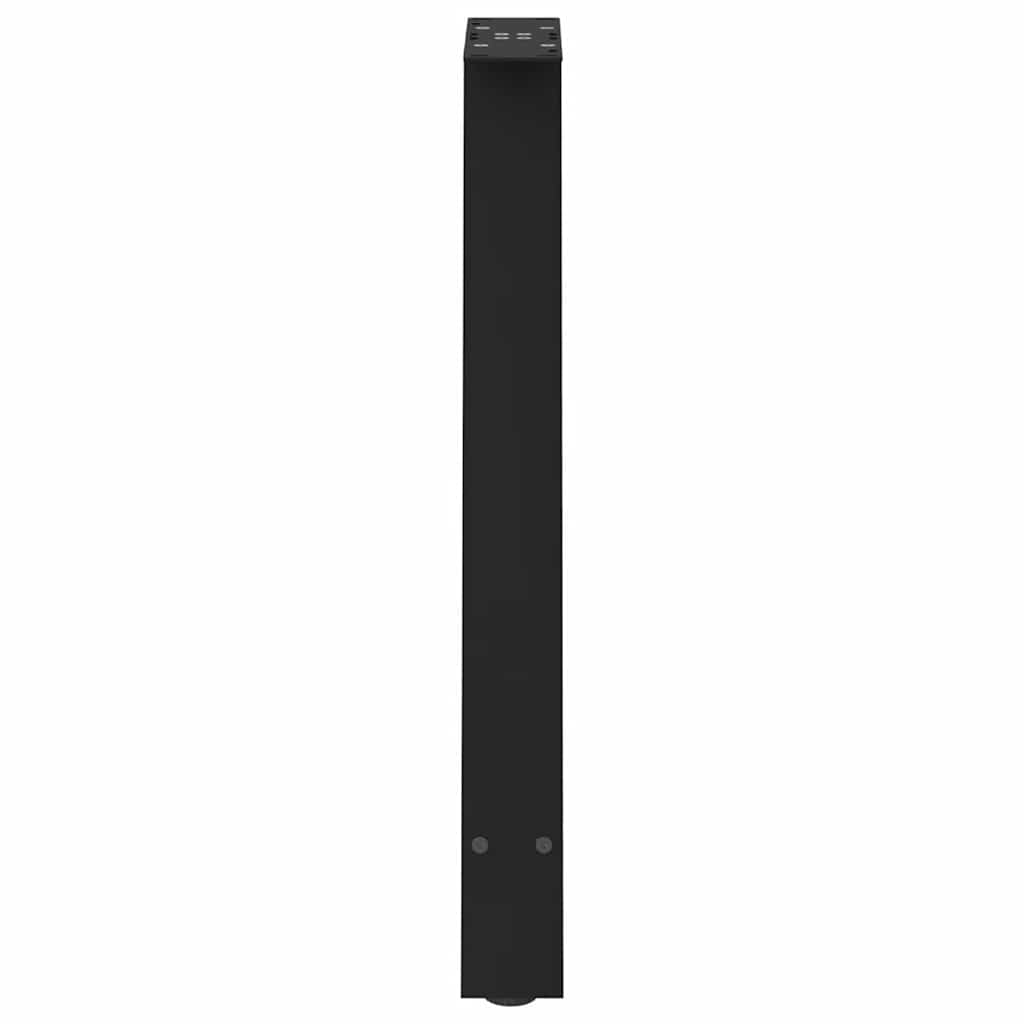 Coffee table legs A-shape 2 pcs. Black 60x(72-73) cm steel