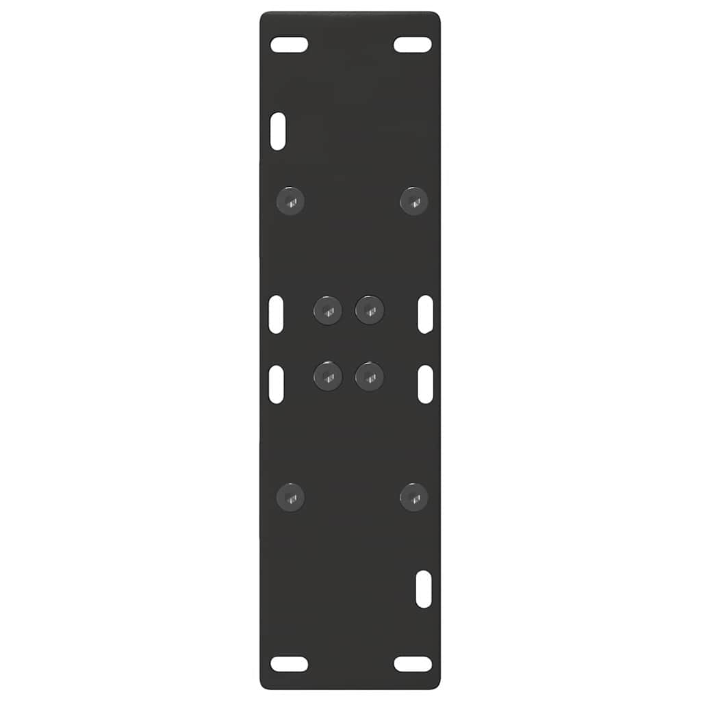 Coffee table legs A-shape 2 pcs. Black 60x(72-73) cm steel