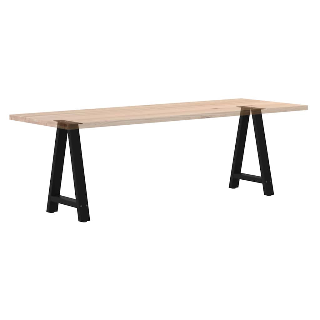 Coffee table legs A-shape 2 pcs. Black 60x(72-73) cm steel