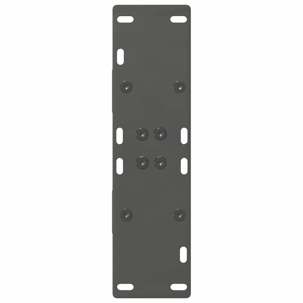 Pieds de table à manger en forme de A, 2 pièces, anthracite, 60 x 72-73 cm, acier