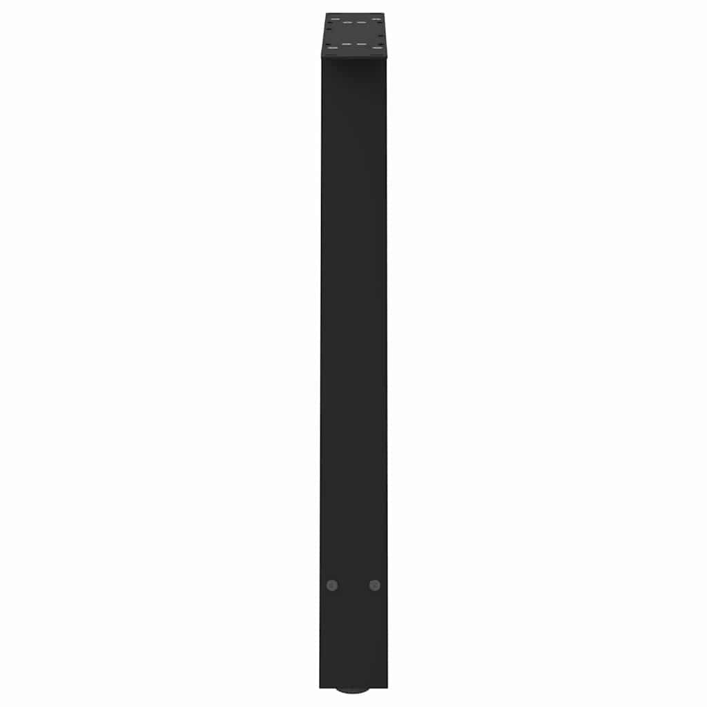 Coffee table legs A-shape 2 pcs. Black 70x(72-73) cm steel