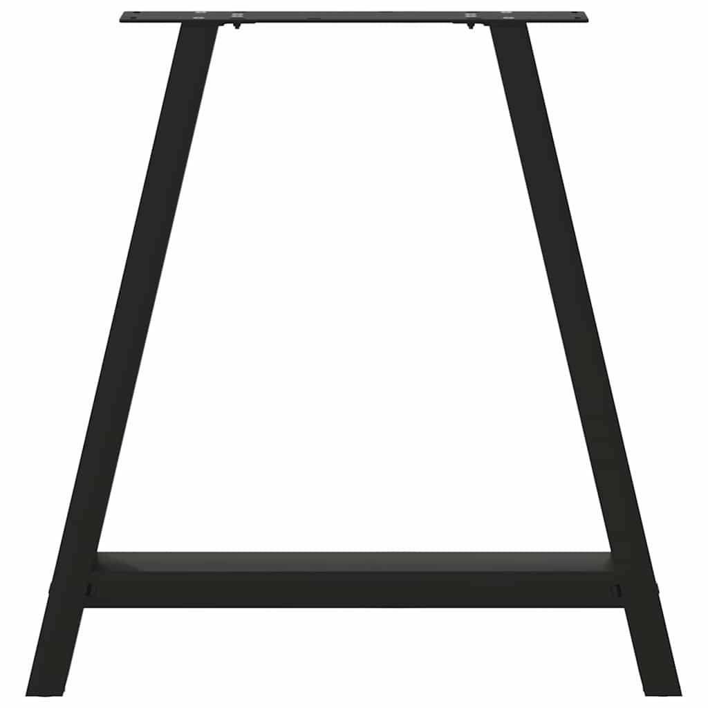 Coffee table legs A-shape 2 pcs. Black 80x(72-73) cm steel