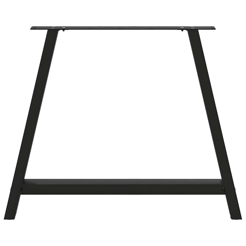 Coffee table legs A-shape 2 pcs. Black 90x(72-73) cm steel