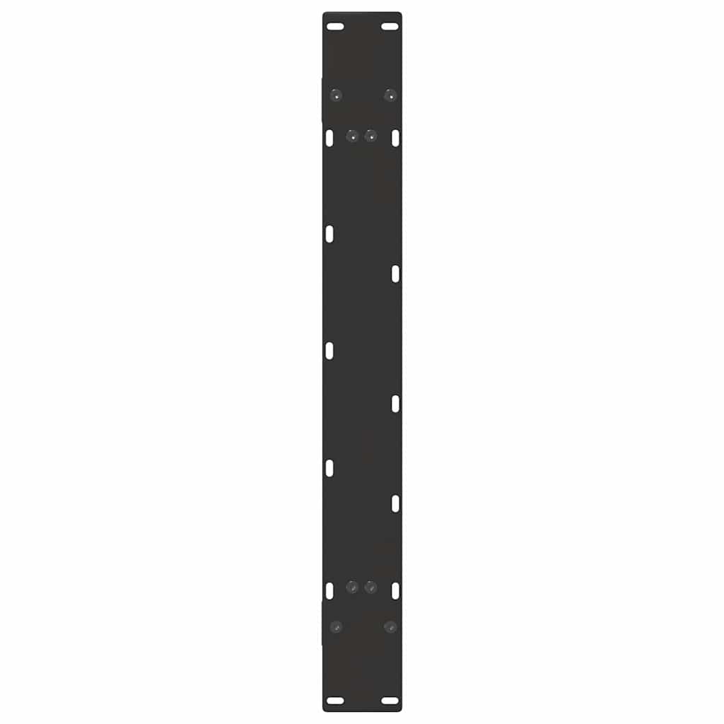 Coffee table legs A-shape 2 pcs. Black 90x(72-73) cm steel