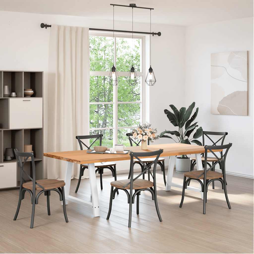 Coffee table legs A-shape 2 pcs. White 90x(72-73) cm steel