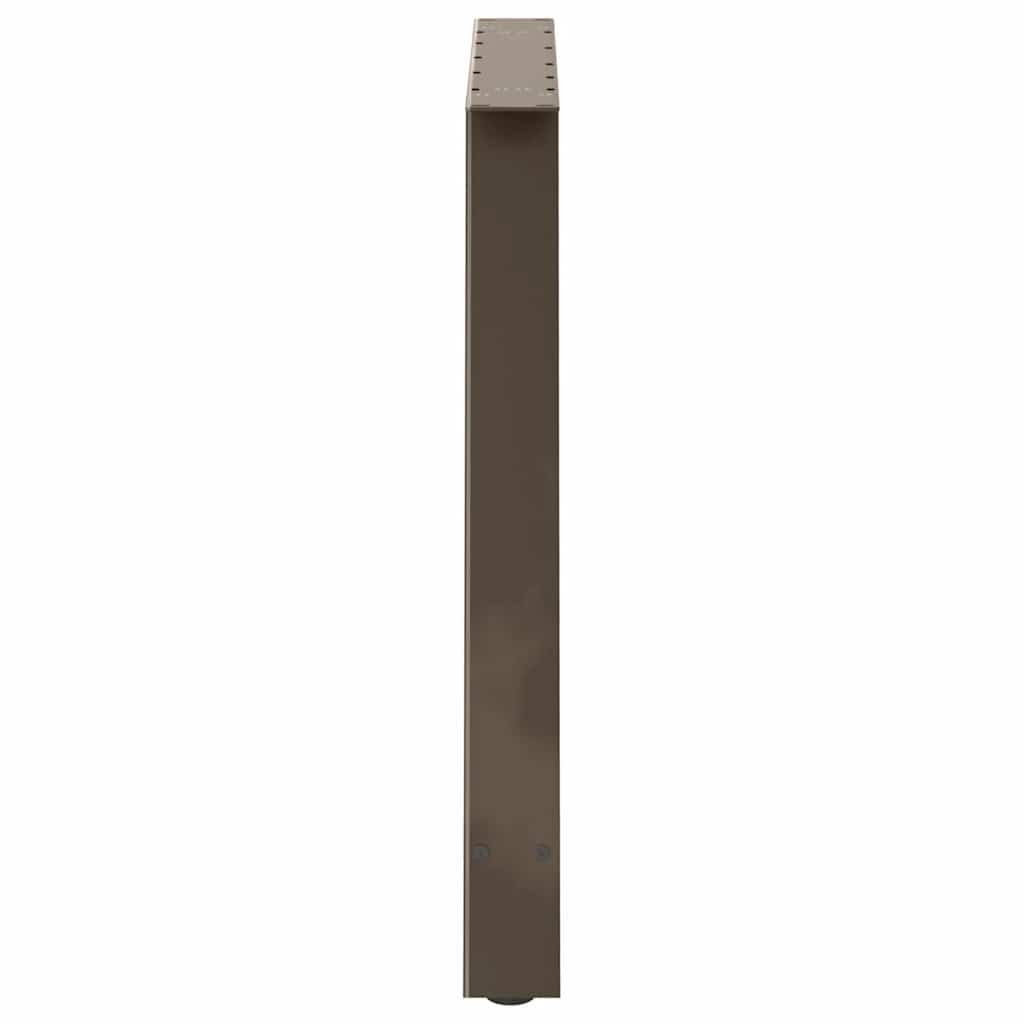 Pieds de table à manger en forme de A, 2 pièces, 90 x (72-73) cm, acier