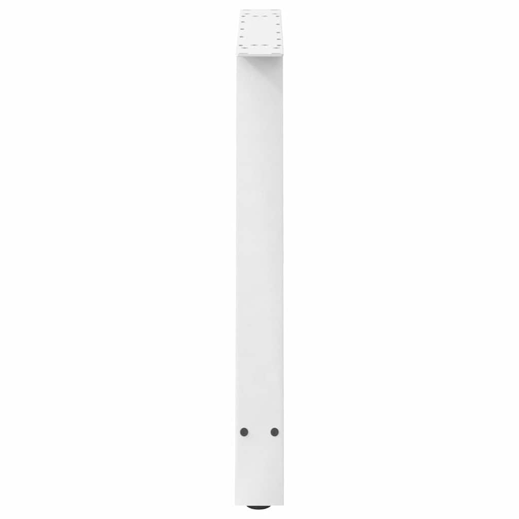 Coffee table legs A-shape 2 pcs. White 100x(72-73) cm steel