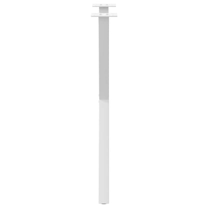 Esstischbeine X-Form 2 Stk. Weiß 57x(72-73) cm Stahl