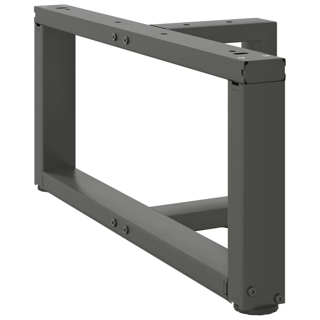 Coffee table legs T-shape 2 pcs. Anthracite 60x25x(30-31) cm steel