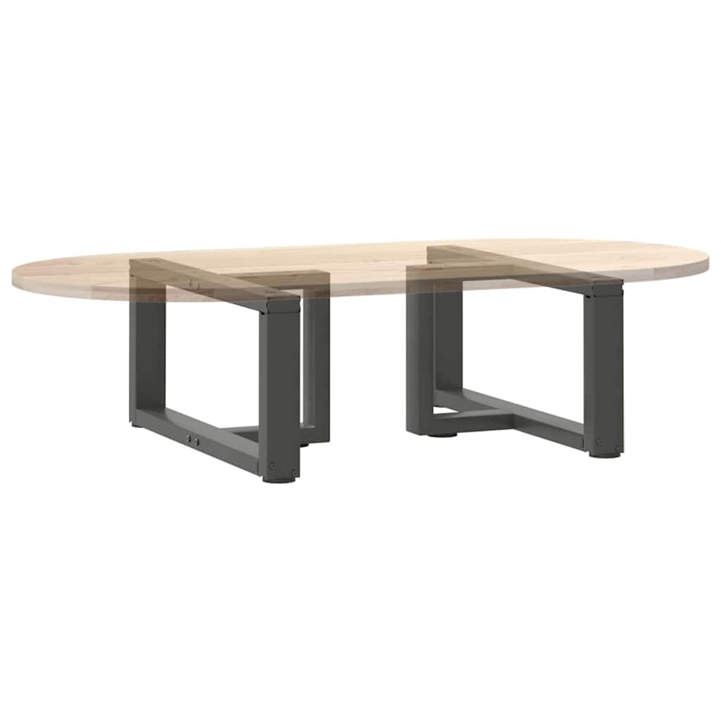 Coffee table legs T-shape 2 pcs. Anthracite 60x25x(30-31) cm steel