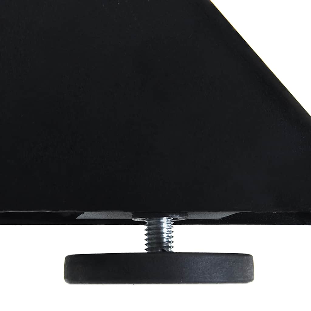 Pied de table basse en forme d'araignée noir 98x58x(42-43) cm acier