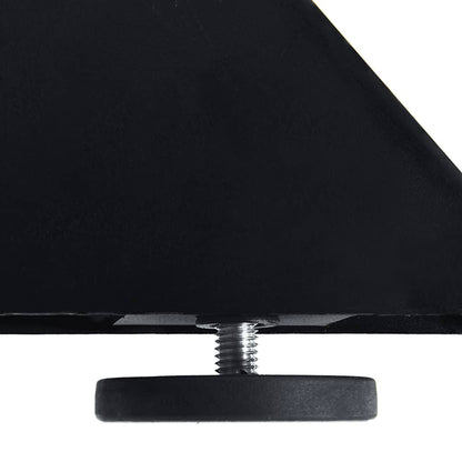 Esstischbein in Spinnenform Schwarz 150x78x(72-73) cm Stahl