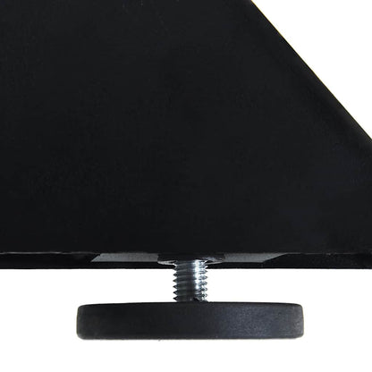 Esstischbein in Spinnenform Schwarz 85x85x(72-73) cm Stahl