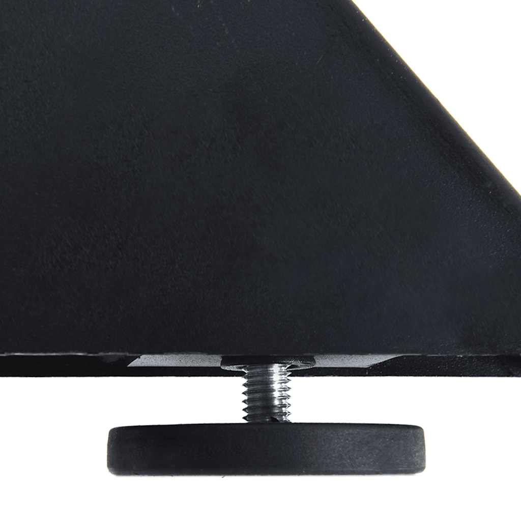 Pied de table à manger en forme d'araignée anthracite 85x85x(72-73) cm acier