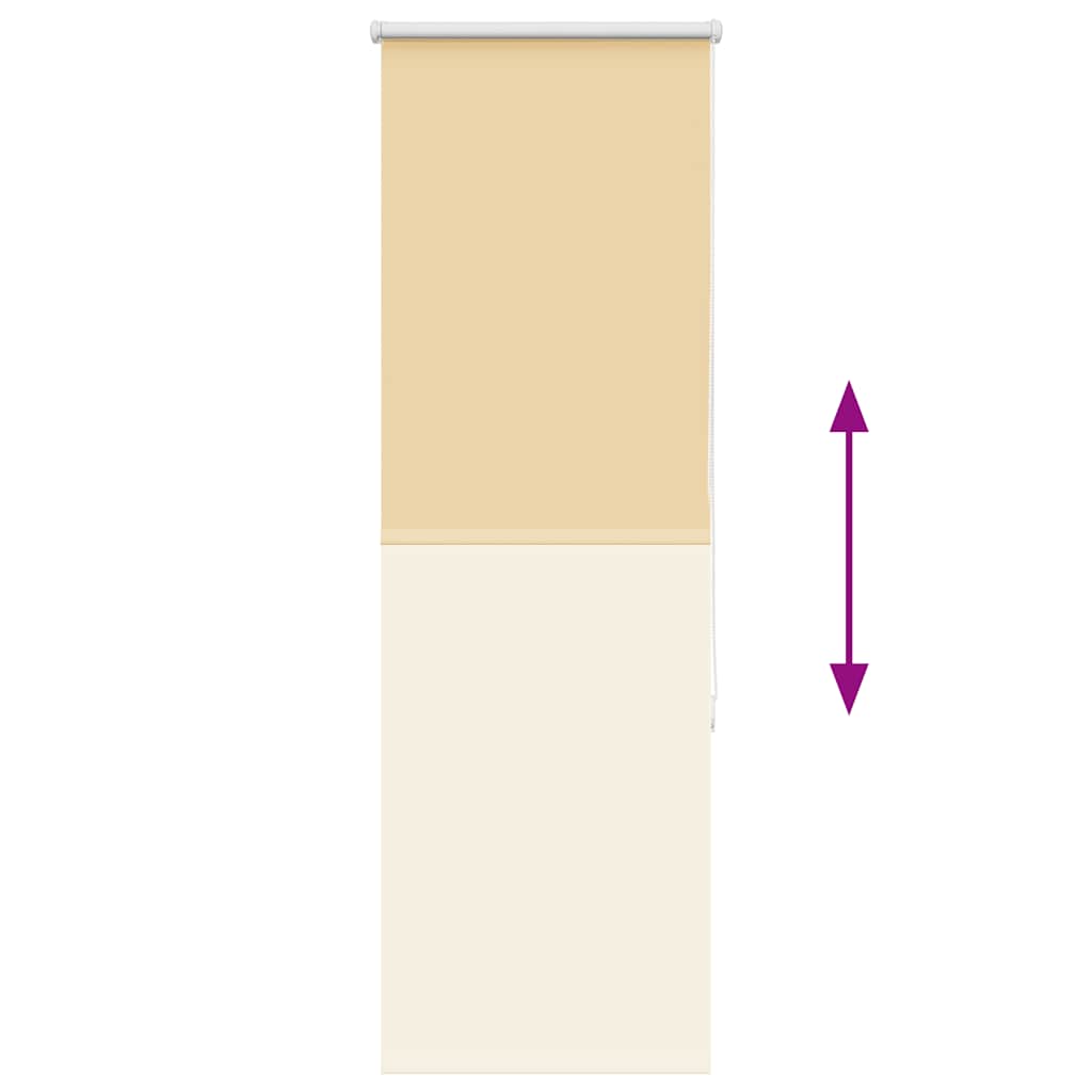 Verdunkelungsrollo Beige 50x130cm Stoffbreite 45,7 cm Polyester