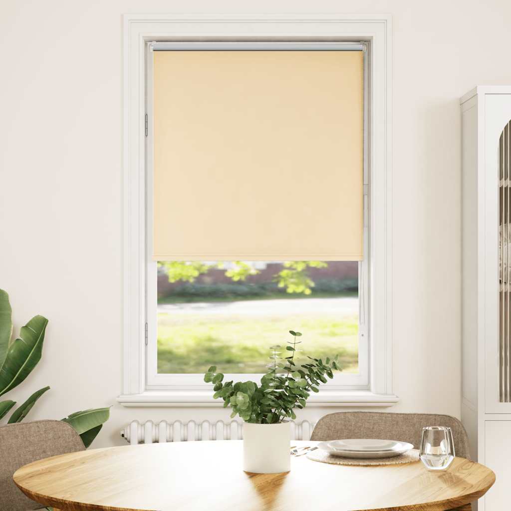 Verdunkelungsrollo Beige 65x130cm Stoffbreite 60,7 cm Polyester