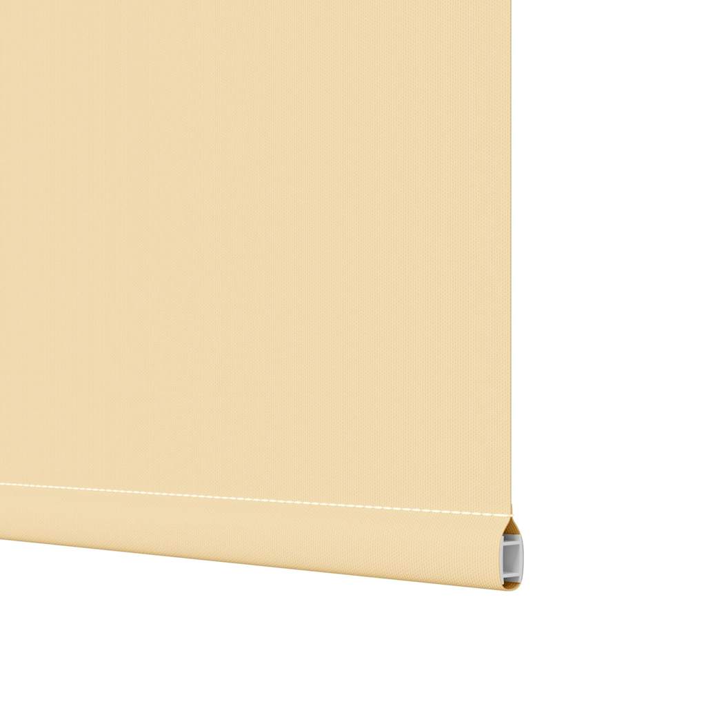 Verdunkelungsrollo Beige 125x150 cm Stoffbreite 121,6 cm