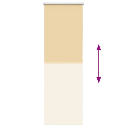 Verdunkelungsrollo Beige 50x175cm Stoffbreite 45,7 cm Polyester