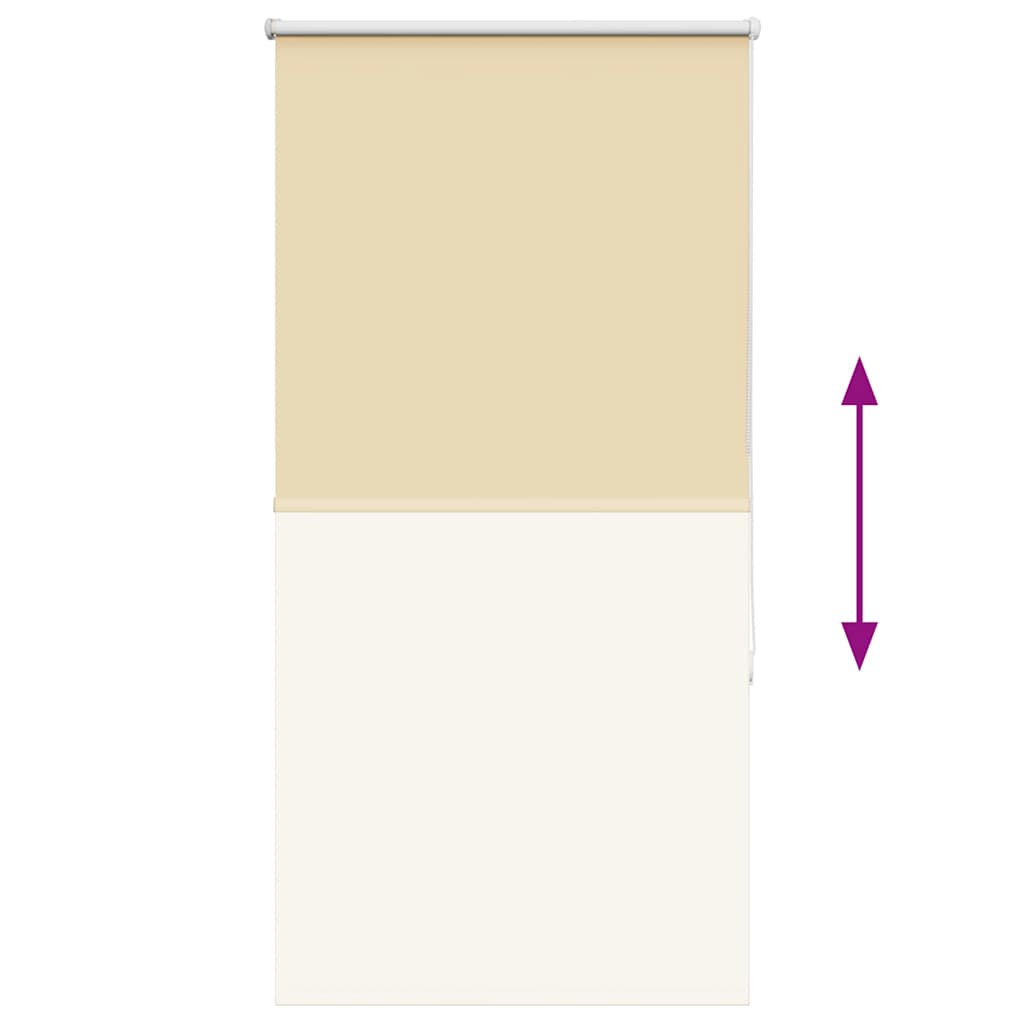 Verdunkelungsrollo Beige 70x175cm Stoffbreite 65,7 cm Polyester