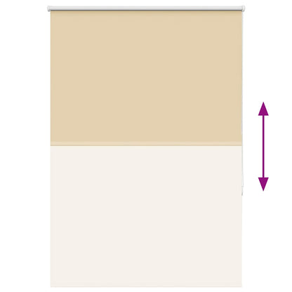 Verdunkelungsrollo Beige 100x175cm Stoffbreite 95,7cm Polyester