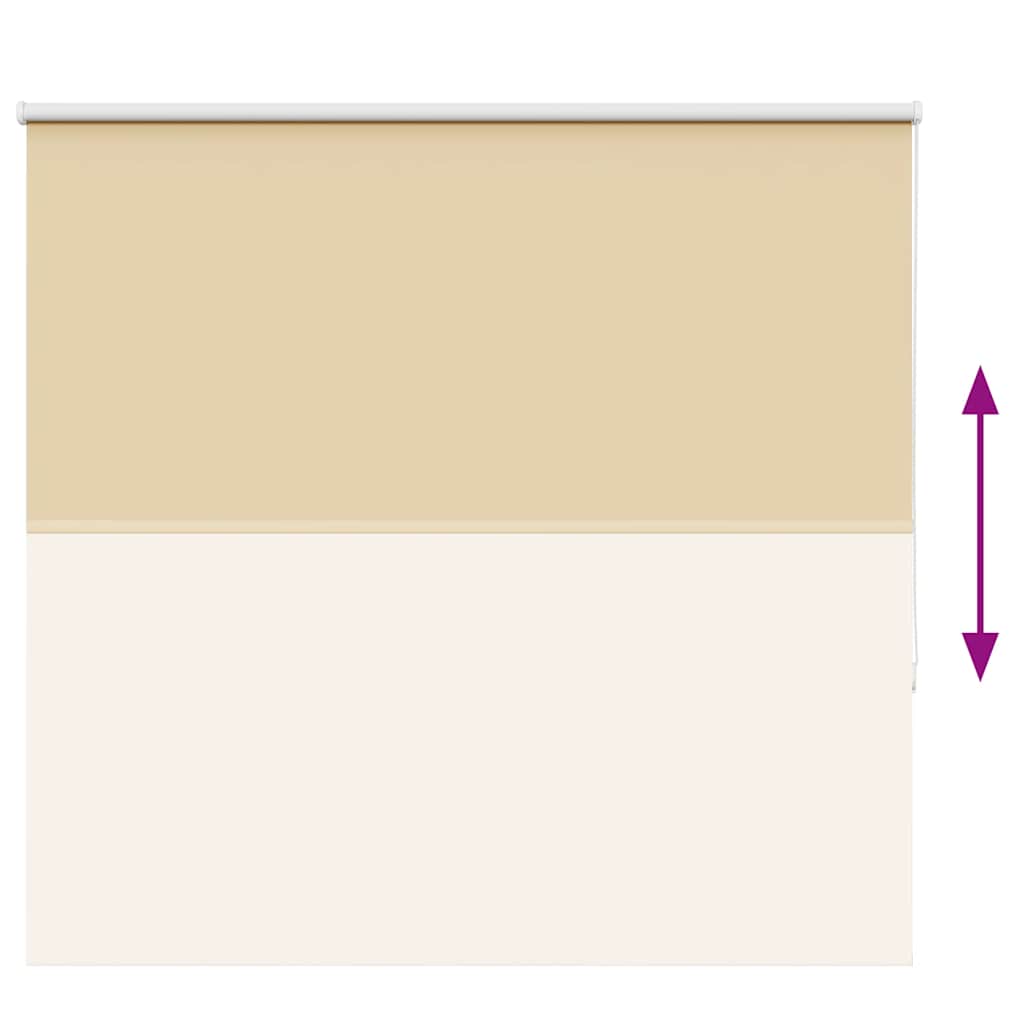 Verdunkelungsrollo Beige 160x175 cm Stoffbreite 156,6 cm