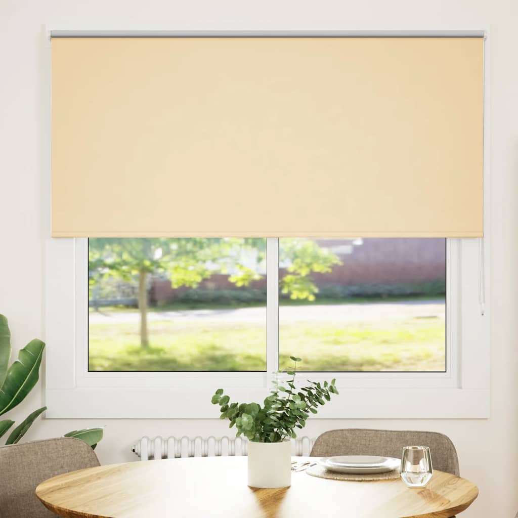 Verdunkelungsrollo Beige 165x175 cm Stoffbreite 161,6 cm