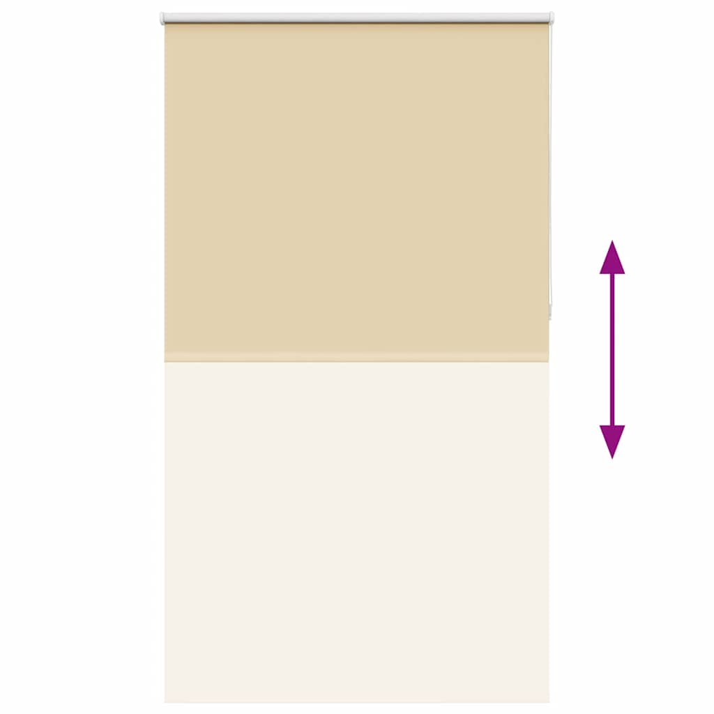 Verdunkelungsrollo Beige 120x210 cm Stoffbreite 116,6 cm