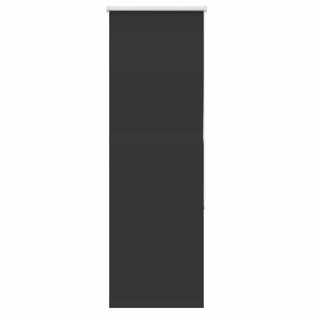 Verdunkelungsrollo Schwarz 55x130 cm Stoffbreite 50,7 cm