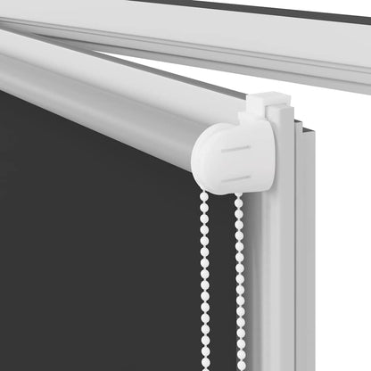 Verdunkelungsrollo Schwarz 55x130 cm Stoffbreite 50,7 cm