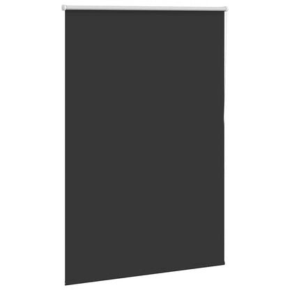 Verdunkelungsrollo Schwarz 110x130 cm Stoffbreite 105,7 cm