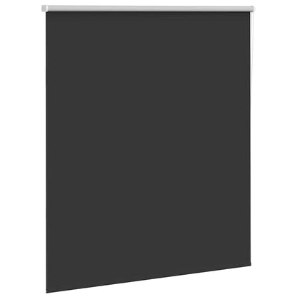 Verdunkelungsrollo Schwarz 130x130 cm Stoffbreite 126,6 cm
