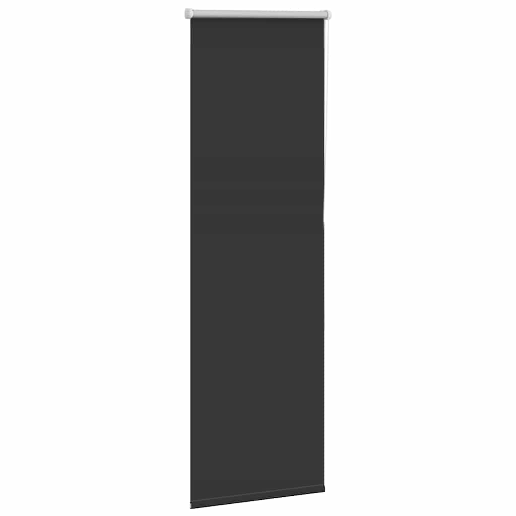 Verdunkelungsrollo Schwarz 55x150 cm Stoffbreite 50,7 cm