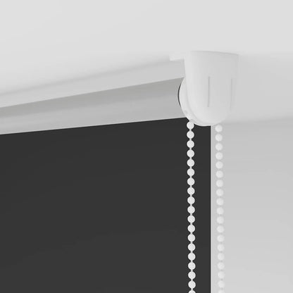 Verdunkelungsrollo Schwarz 55x150 cm Stoffbreite 50,7 cm