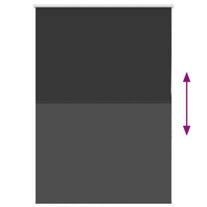 Verdunkelungsrollo Schwarz 115x150 cm Stoffbreite 110,7 cm