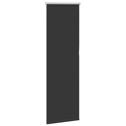 Verdunkelungsrollo Schwarz 40x175 cm Stoffbreite 35,7 cm