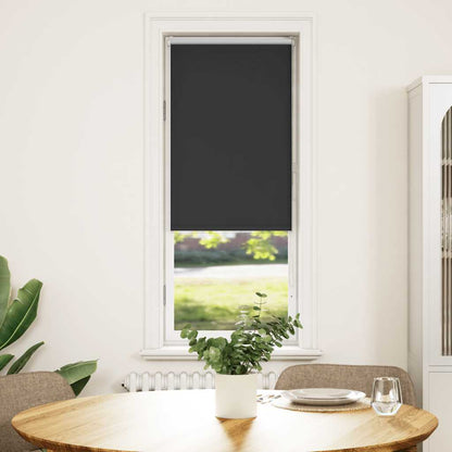 Verdunkelungsrollo Schwarz 55x175 cm Stoffbreite 50,7 cm