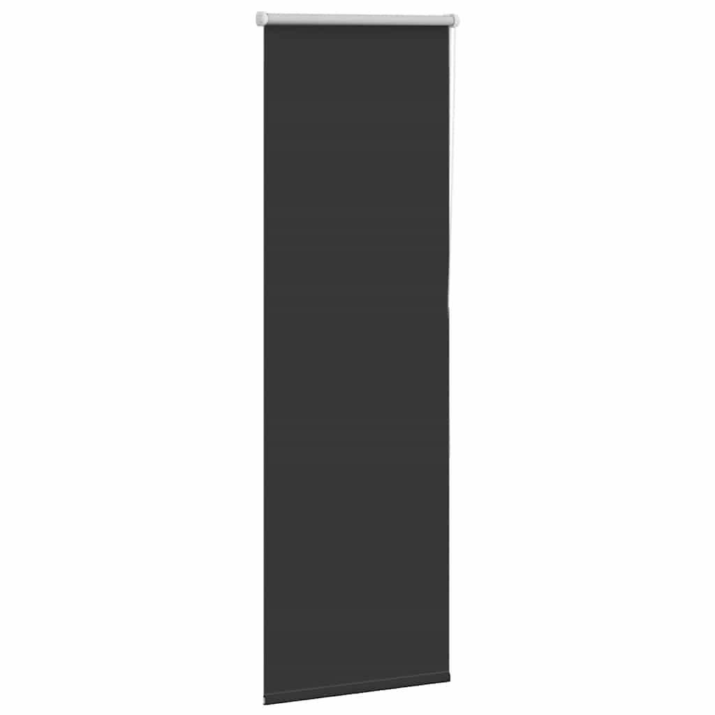 Verdunkelungsrollo Schwarz 60x175 cm Stoffbreite 55,7 cm