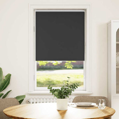 Verdunkelungsrollo Schwarz 80x175 cm Stoffbreite 75,7 cm