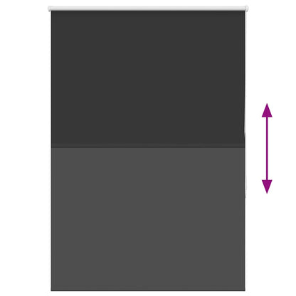 Verdunkelungsrollo Schwarz 105x175 cm Stoffbreite 100,7 cm