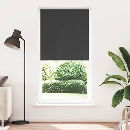 Verdunkelungsrollo Schwarz 90x210 cm Stoffbreite 85,7 cm