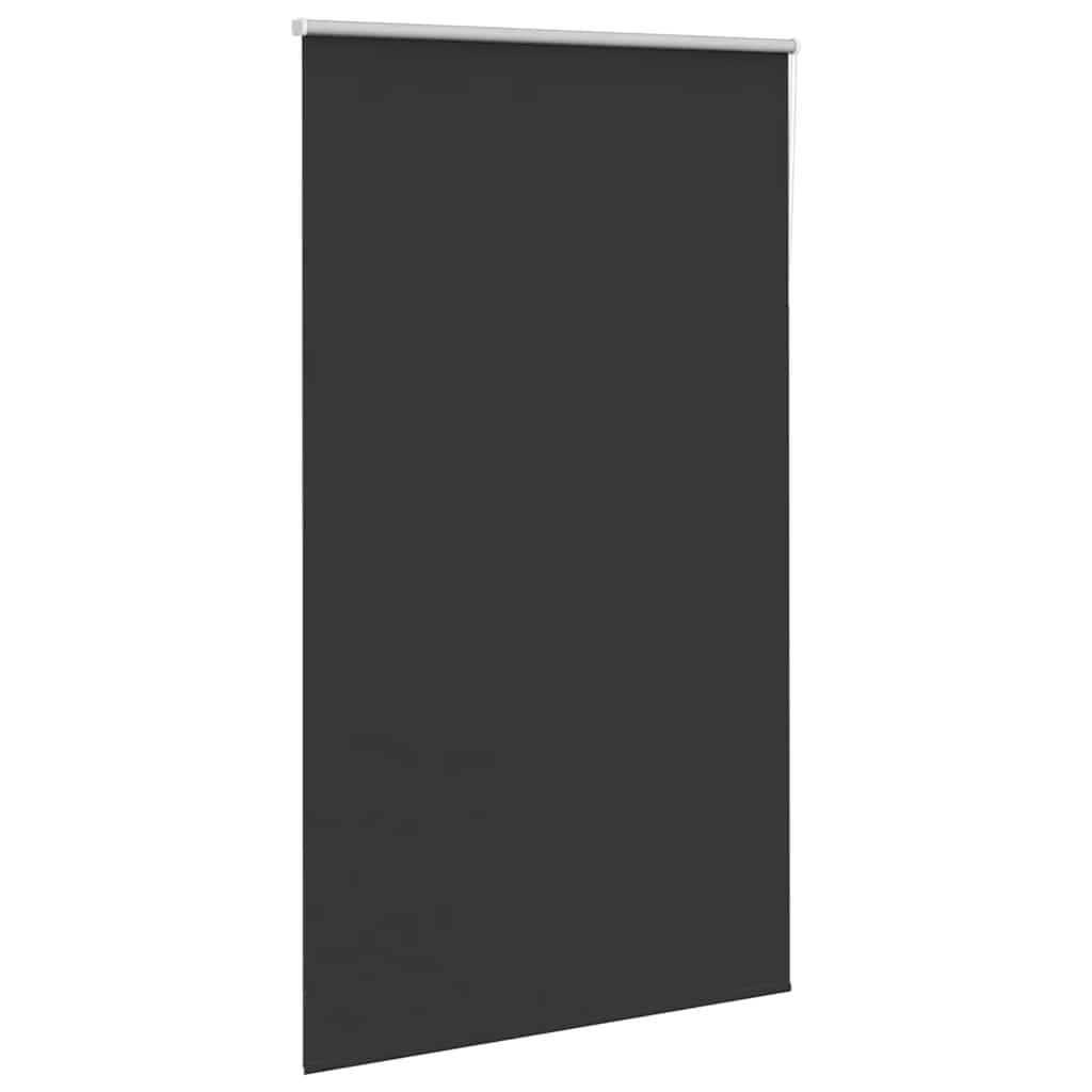 Verdunkelungsrollo Schwarz 125x210 cm Stoffbreite 121,6 cm