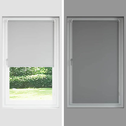 Verdunkelungsrollo Schwarz 130x210 cm Stoffbreite 126,6 cm