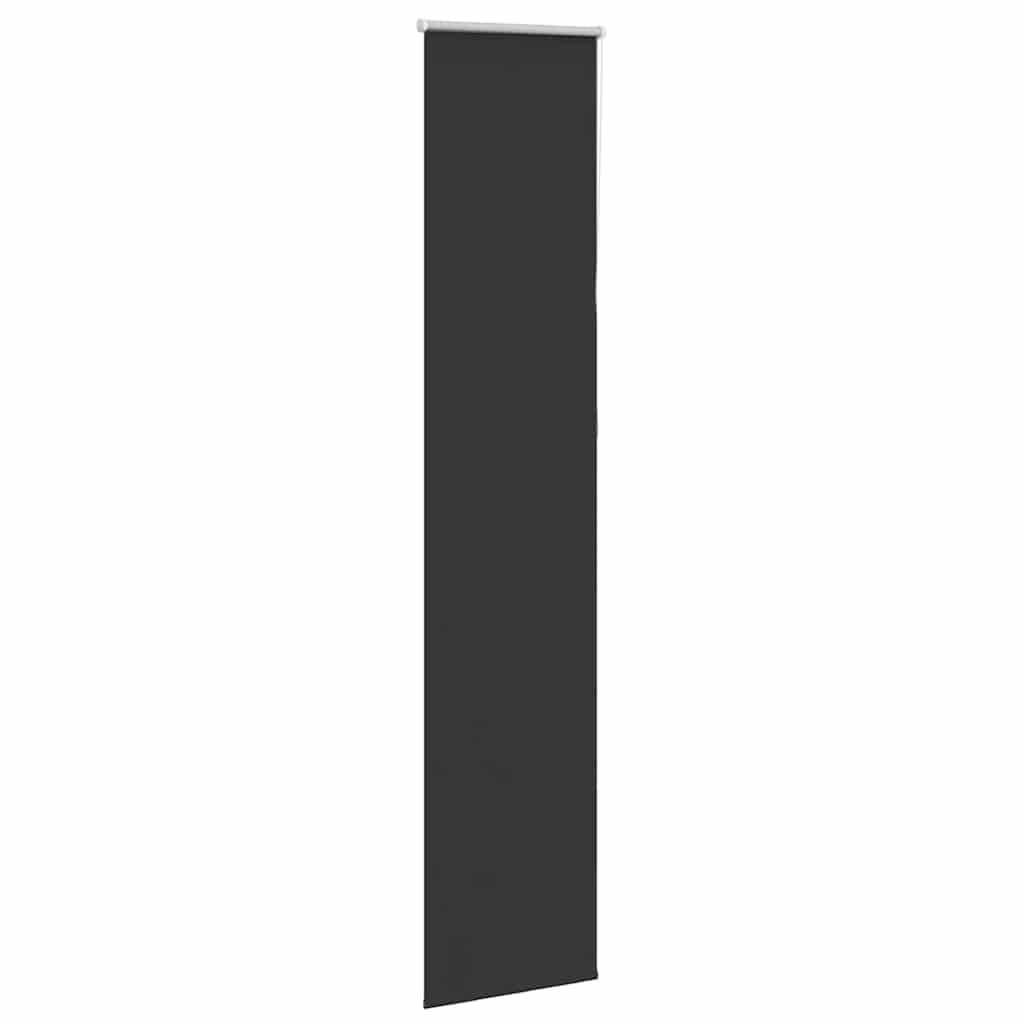 Verdunkelungsrollo Schwarz 55x230 cm Stoffbreite 50,7 cm