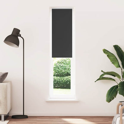 Verdunkelungsrollo Schwarz 55x230 cm Stoffbreite 50,7 cm