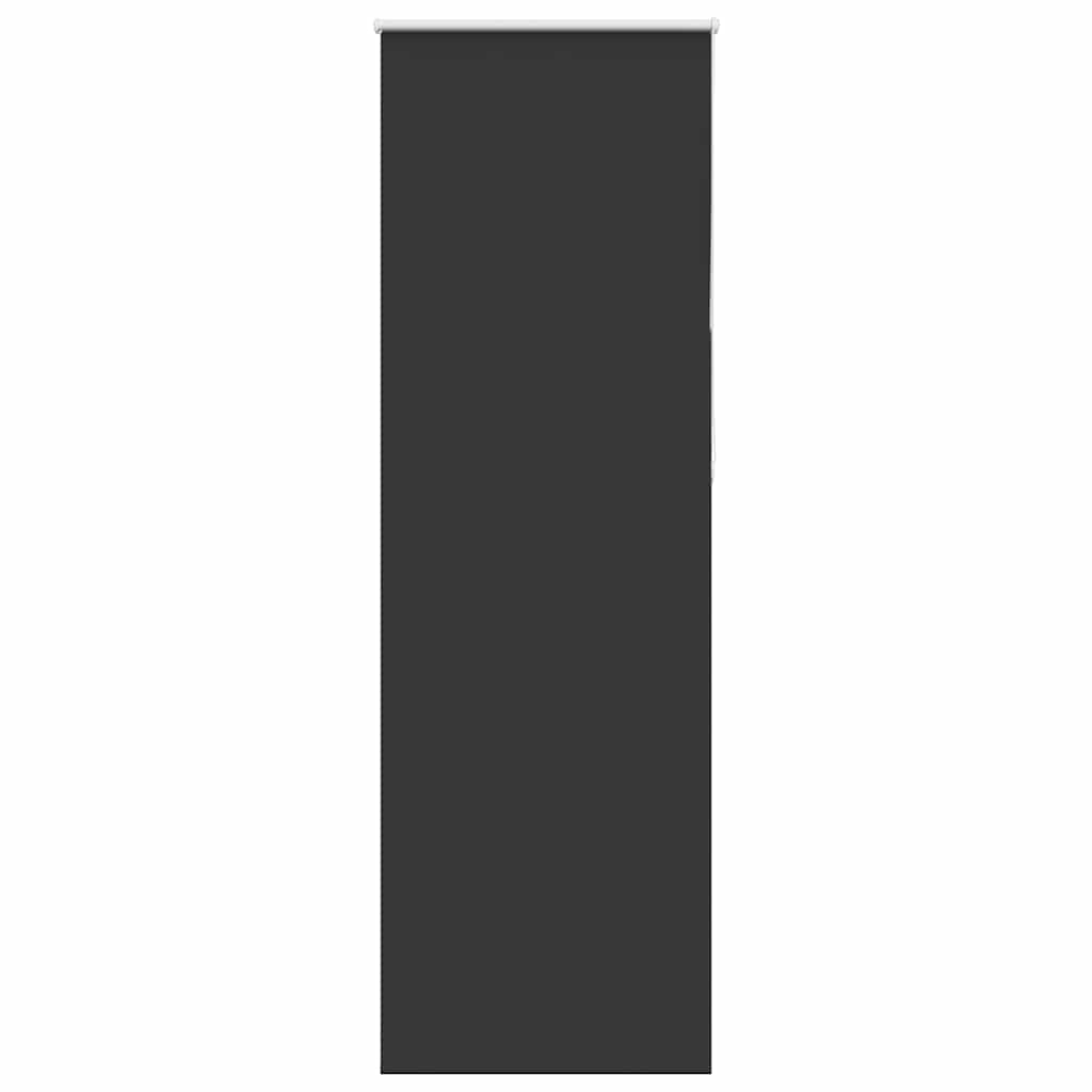 Verdunkelungsrollo Schwarz 75x230 cm Stoffbreite 70,7 cm