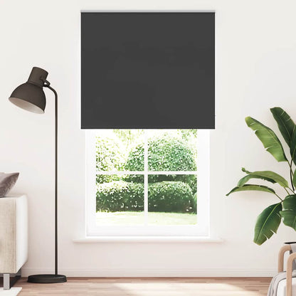 Verdunkelungsrollo Schwarz 125x230 cm Stoffbreite 121,6 cm