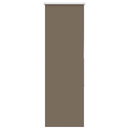 Verdunkelungsrollo Kaffeebraun 50x130cm Stoffbreite 45,7 cm