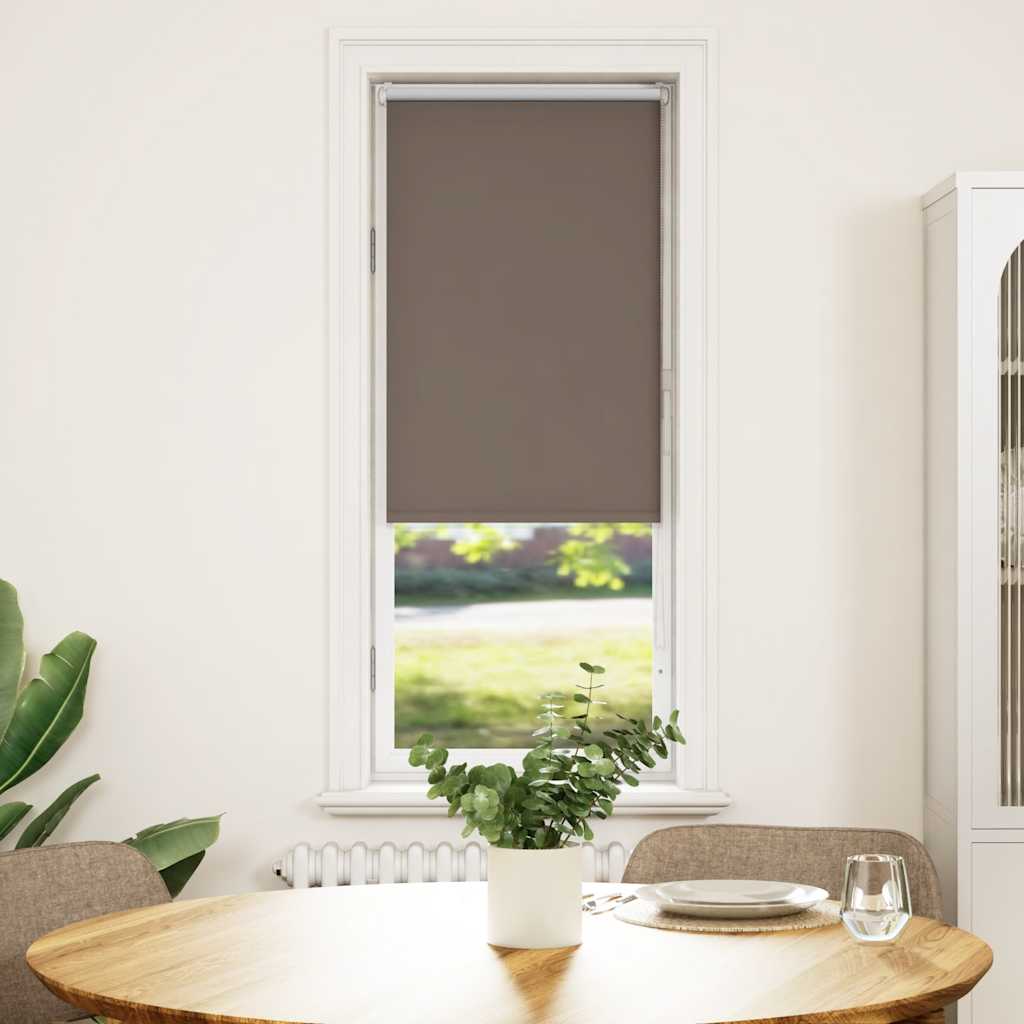Verdunkelungsrollo Kaffeebraun 60x130cm Stoffbreite 55,7 cm