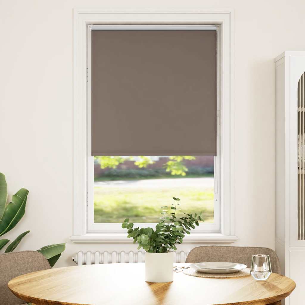 Verdunkelungsrollo Kaffeebraun 75x130cm Stoffbreite 70,7 cm