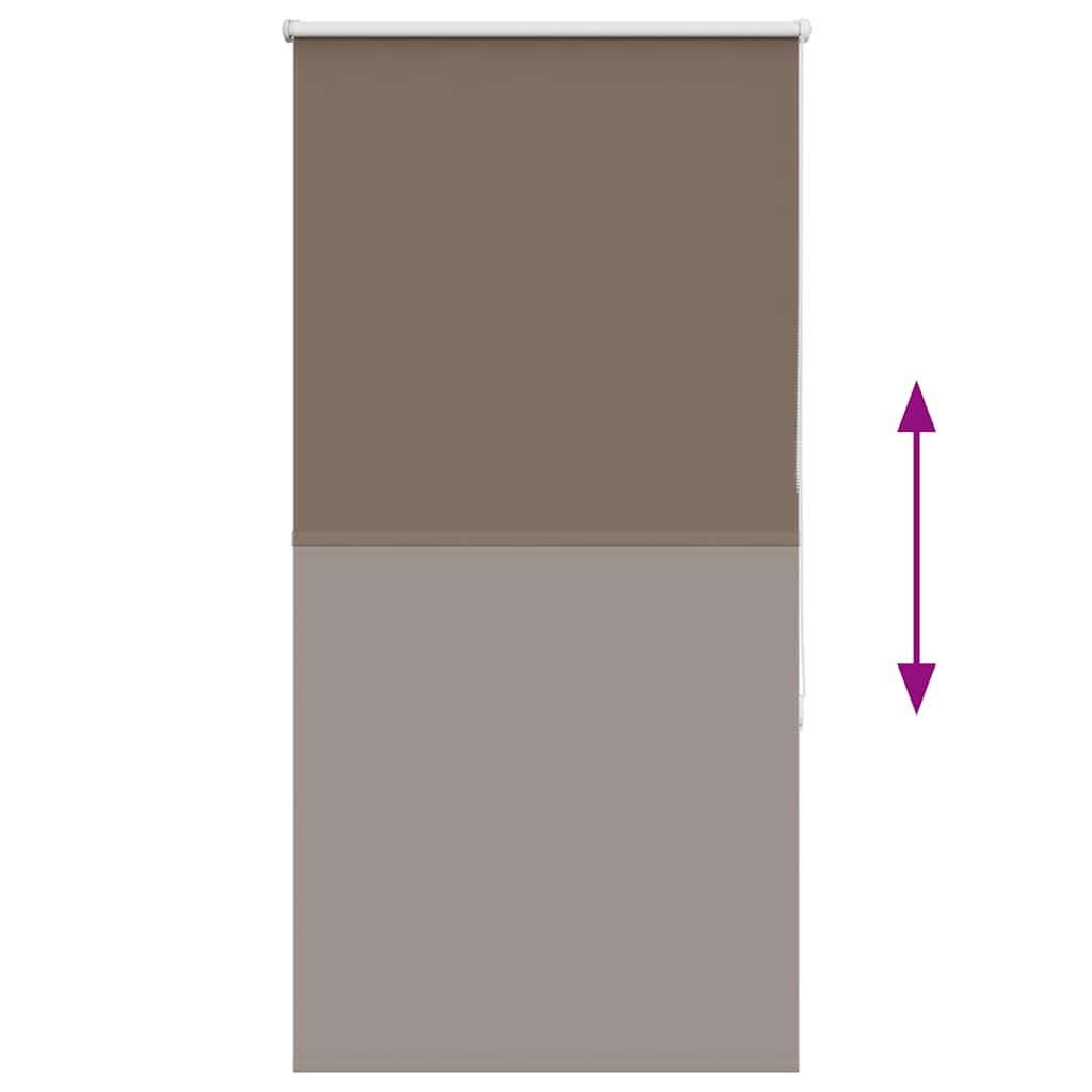 Verdunkelungsrollo Kaffeebraun 80x130cm Stoffbreite 75,7 cm
